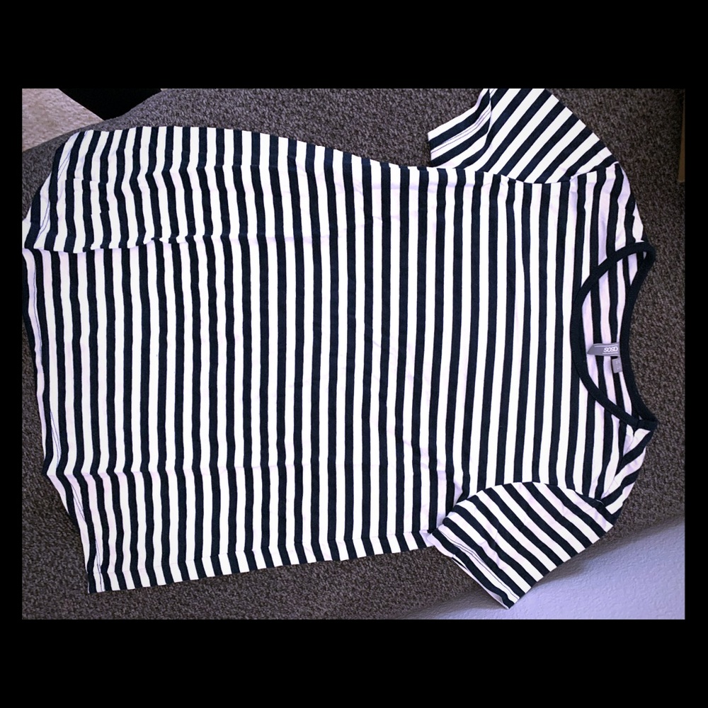 Asos striped top siZe 6